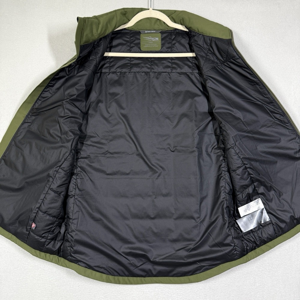 Sitka Gear Grindstone Work Vest Men Large Gore Tex Windstopper Green Jacket NWOT - Picture 5 of 16